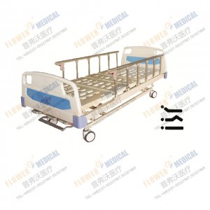FB-12 cama de tres manivelas con cabeza de cama ABS