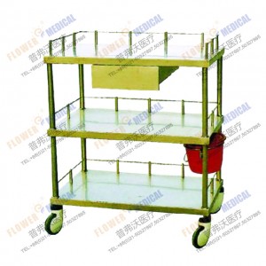 FC-17 stainles steel treatment trolley