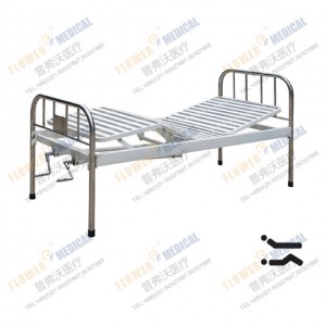 FB-31 Dua tempat tidur engkol dengan kepala tempat tidur stainless steel