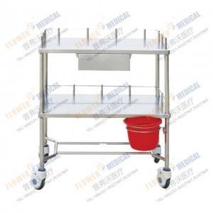 FC-16 stainles steel instrument trolley