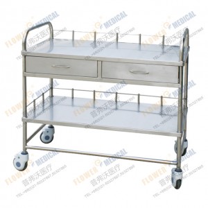 FC-25 stainles steel trolley for sending medicine