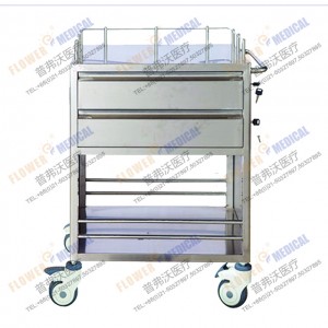 FC-26 stainles steel trolley for sending medicine