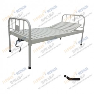 FB-35 Плоская кровать со станиной из нержавеющей стали Головная и полосовая поверхность кровати